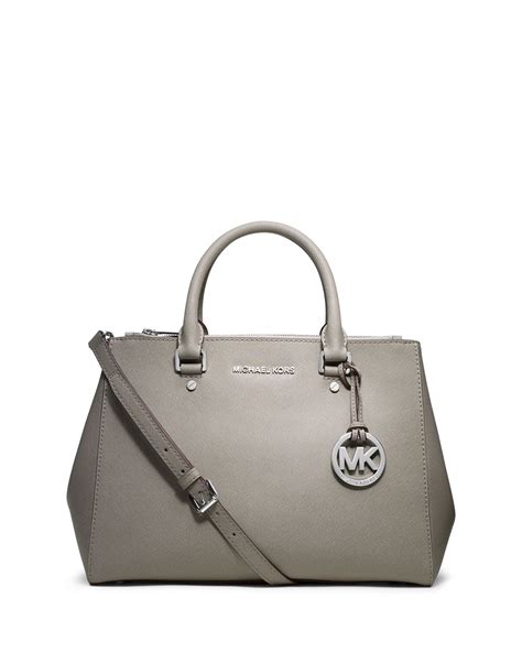 michael kors sutton medium satchel grey|michael michael kors sutton medium satchel pearl grey.